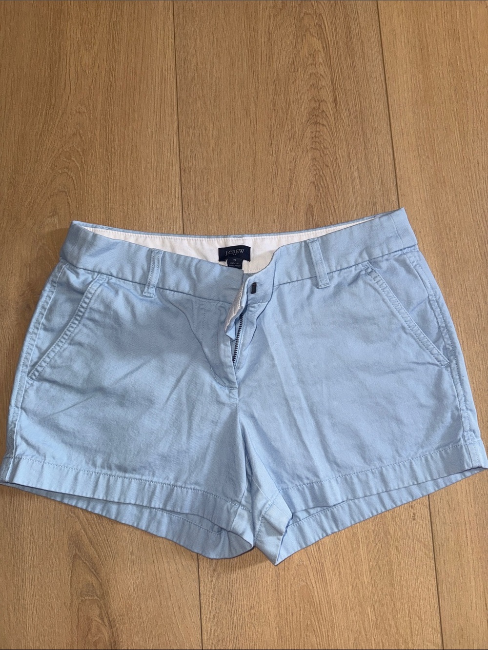 J. Crew Pale Blue Women's Chino Bermuda Shorts